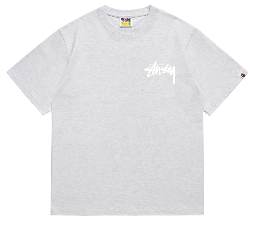 BAPE Stussy-Style Ape Graphic T-Shirt ¡ª front