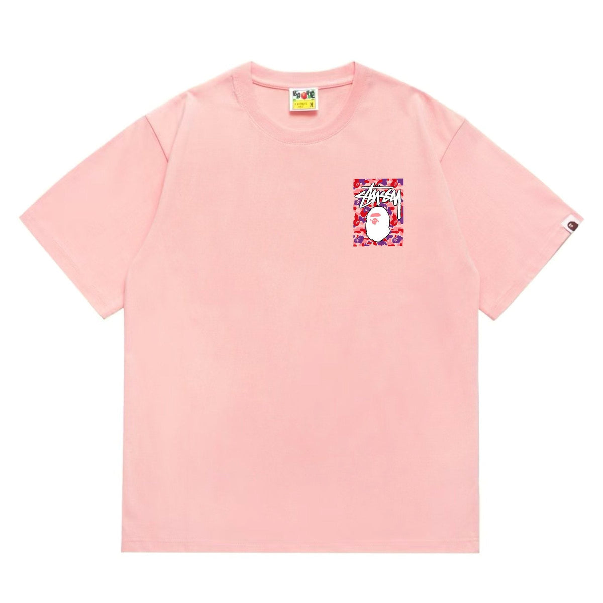 BAPE Warm Camo Ape Graphic Short-Sleeve T-Shirt ¡ª front