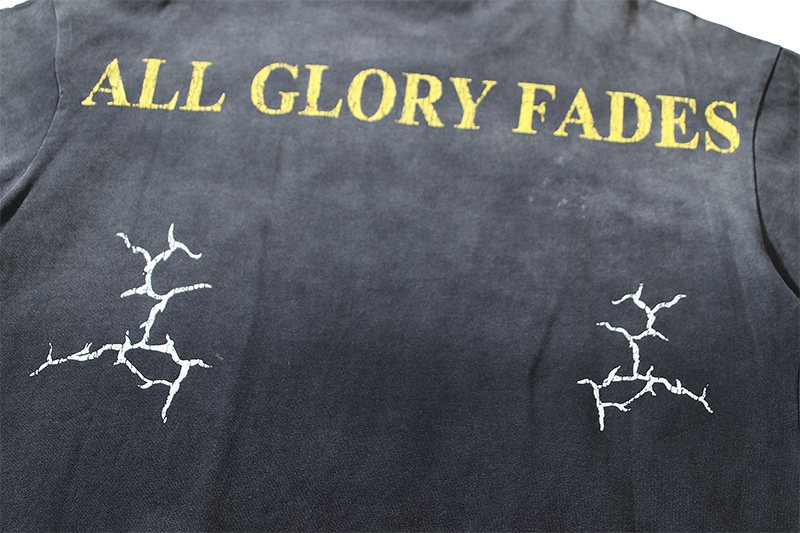 VALE USA All Glory Fades Washed Black Graphic T-Shirt ¡ª detail