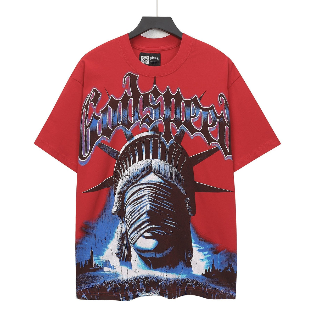 Godspeed Worship Ritual Washed Graphic T-Shirt ¡ª front