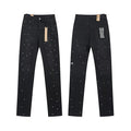Ksubi Black Cross Embroidered Slim Tapered Jeans ¡ª hero
