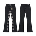 LOSTSHDWS Flower Embellished Flare Jeans ¡ª hero