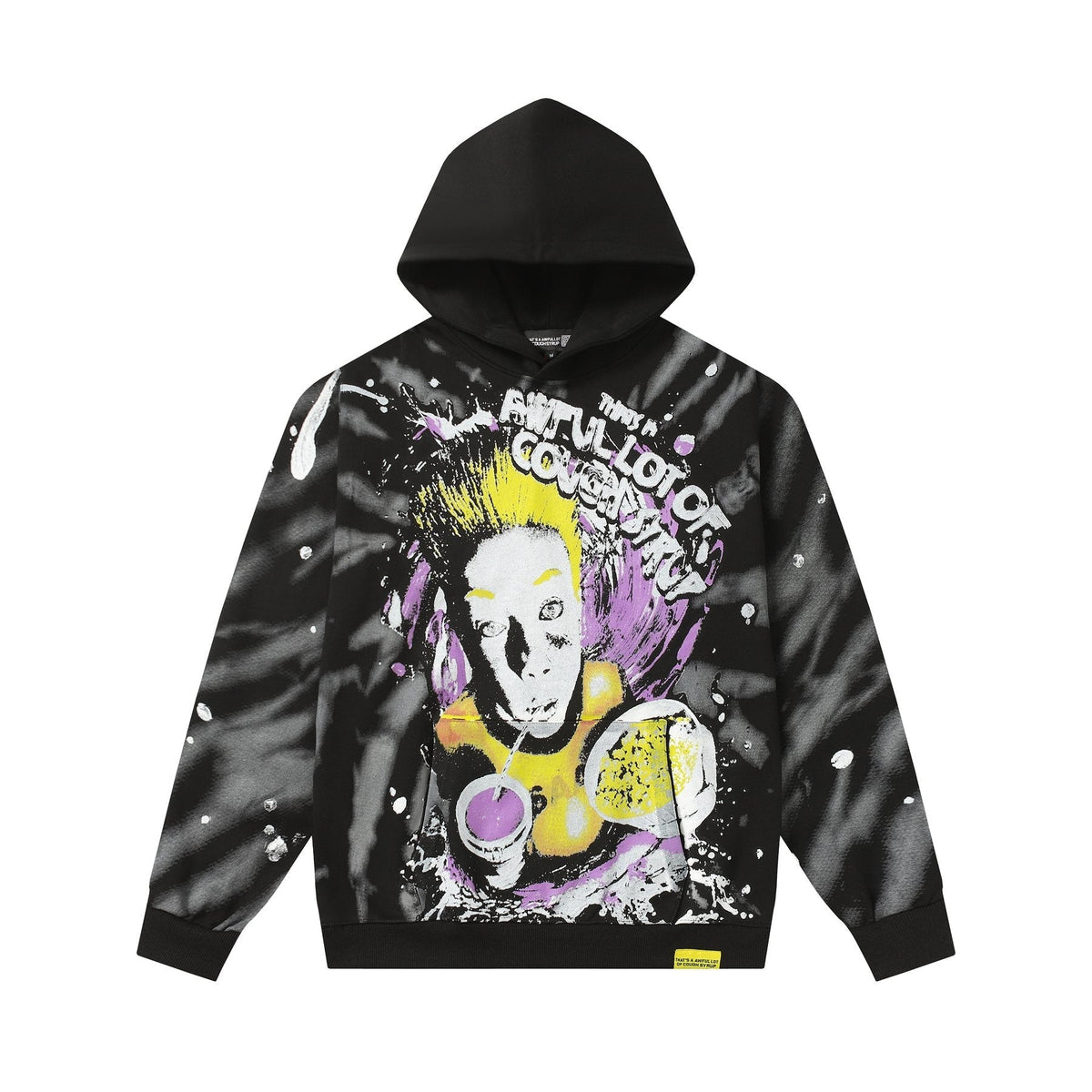 THAT'S A AWFUL LOT OF COUGH SYRUP Star Graphic Hoodie ¡ª front