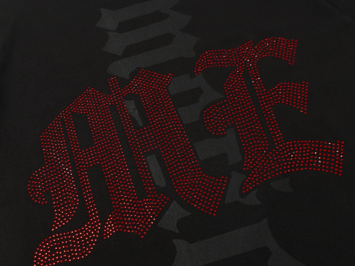 MIXED EMOTION Godspeed Rhinestone Graphic T-Shirt ¡ª detail