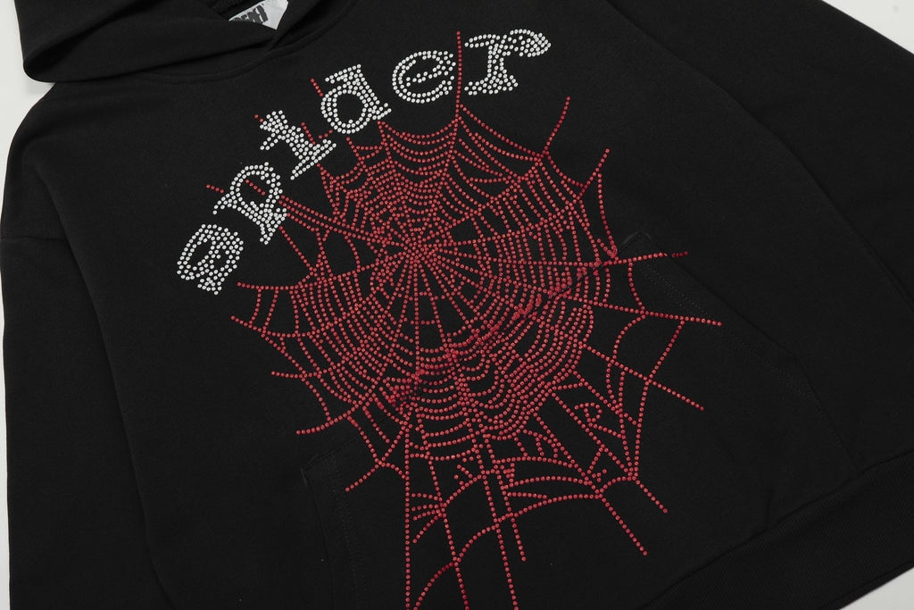 Sp5der Spider-Web Graphic Hoodie ¡ª detail