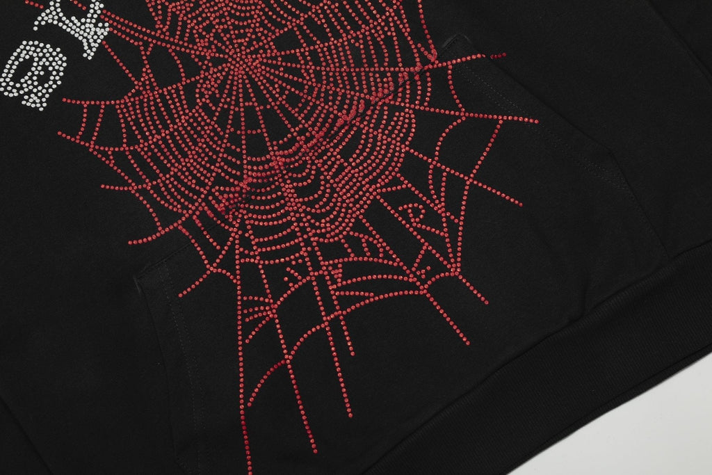 Sp5der Spider-Web Graphic Hoodie ¡ª detail