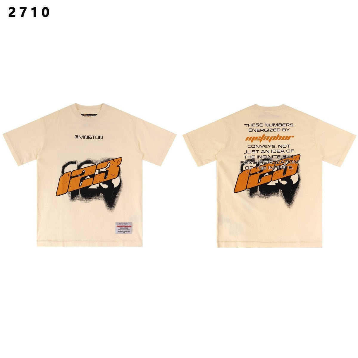 RRR123 CVA Back Graphic T-Shirt ¡ª front