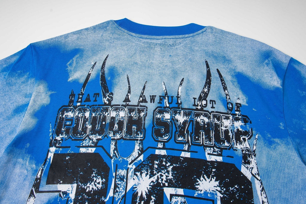 THAT'S A AWFUL LOT OF COUGH SYRUP Tie-Dye Graphic T-Shirt ¡ª detail
