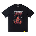 THAT'S A AWFUL LOT OF COUGH SYRUP Red/White Graphic Short-Sleeve T-Shirt ¡ª hero
