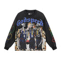 Godspeed Washed Black Graphic Long-Sleeve T-Shirt ¡ª hero