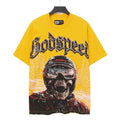 Godspeed Motorcycle Skull Graphic Short-Sleeve T-Shirt ¡ª hero