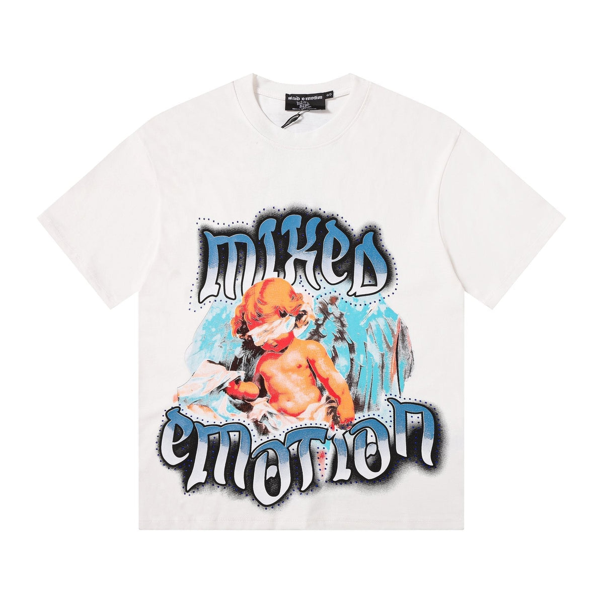 MIXED EMOTION Angel Back Graphic T-Shirt ¡ª front