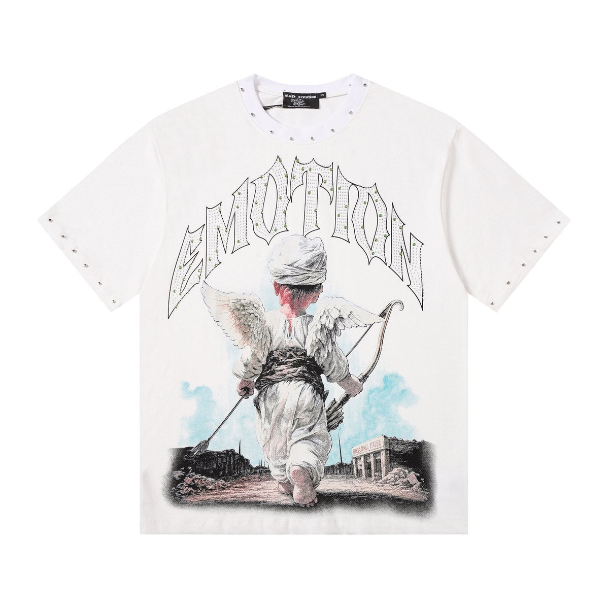 MIXED EMOTION Angel Archer Graphic T-Shirt ¡ª front
