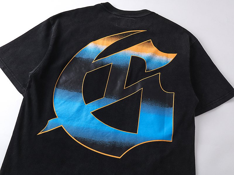 Godspeed E Pluribus Unum Washed Black Graphic T-Shirt ¡ª detail
