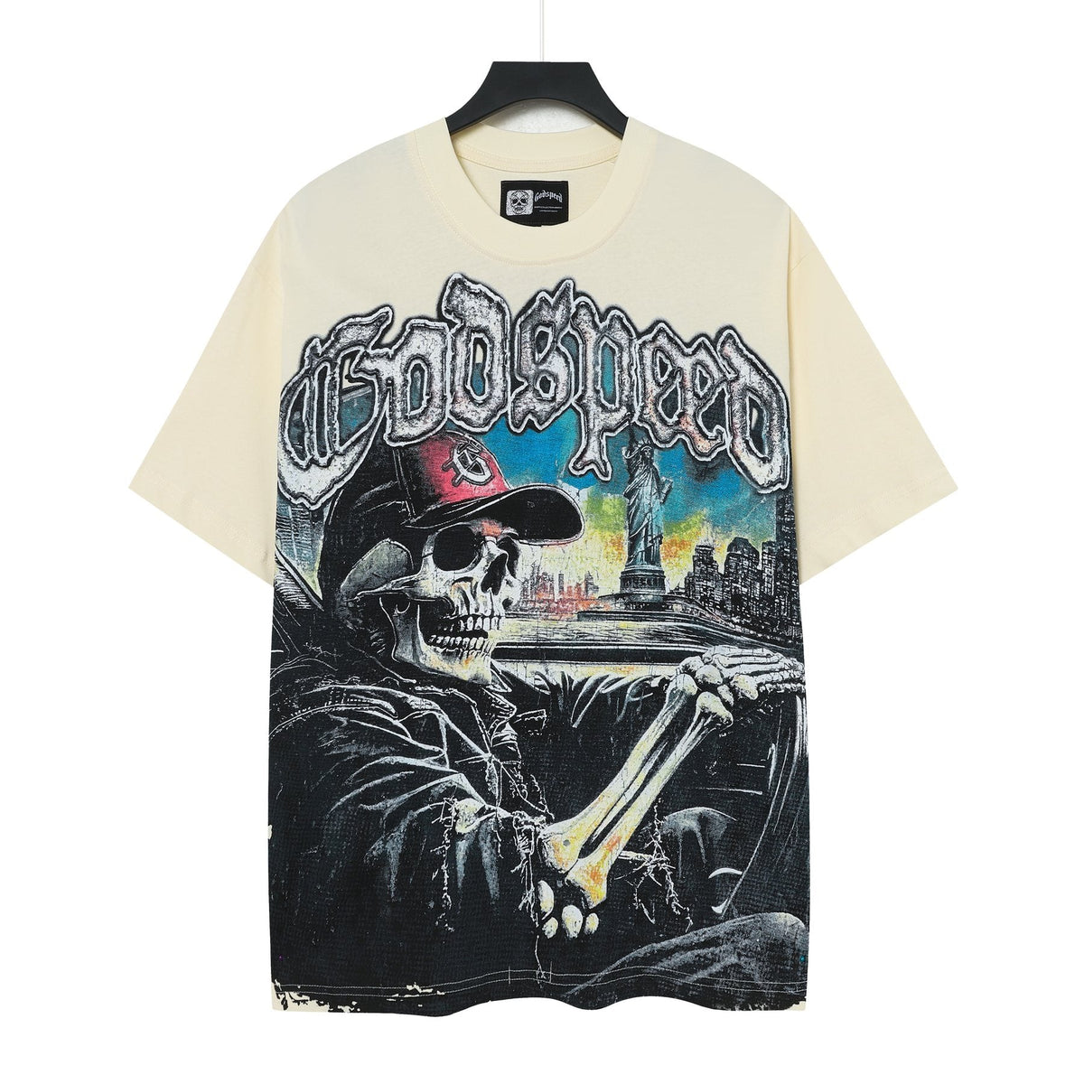 Godspeed Skull City Back Graphic T-Shirt ¡ª front
