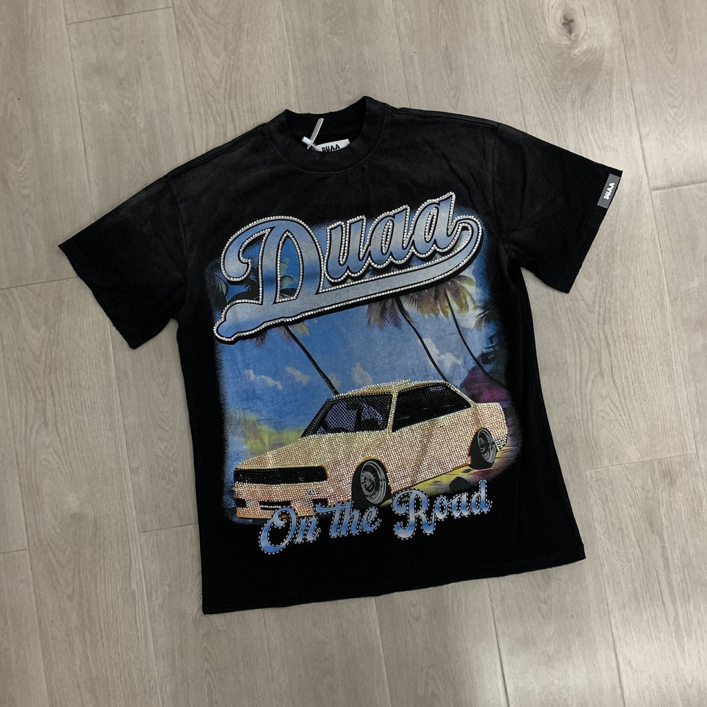 DUAA Destination Car Graphic Short-Sleeve T-Shirt ¡ª front