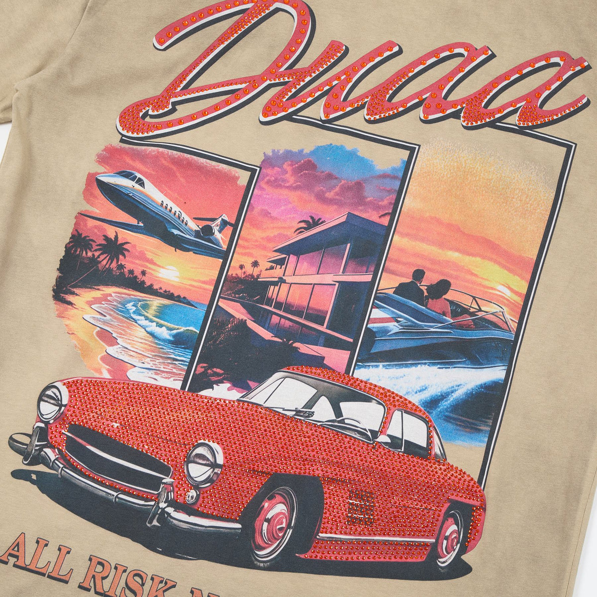 DUAA All Risk Car Graphic T-Shirt ¡ª detail
