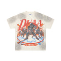 DUAA Cream Washed Hockey Graphic Short-Sleeve T-Shirt ¡ª hero