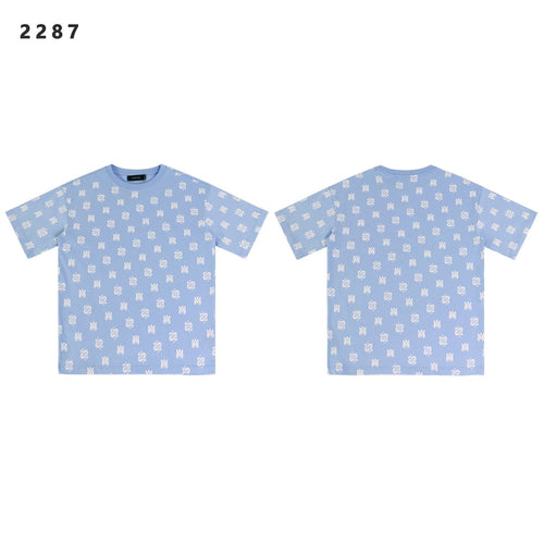 AMIRI Ornamental All-Over Graphic Short-Sleeve T-Shirt ¡ª front