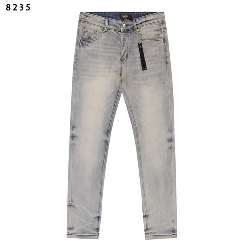 Amiri Light Blue Distressed Slim Jeans ¡ª hero