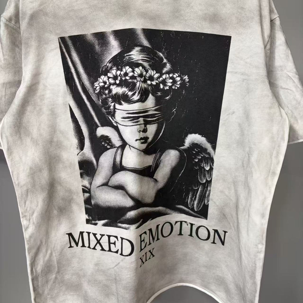 MIXED EMOTION Cherub Graphic Short-Sleeve T-Shirt ¡ª detail