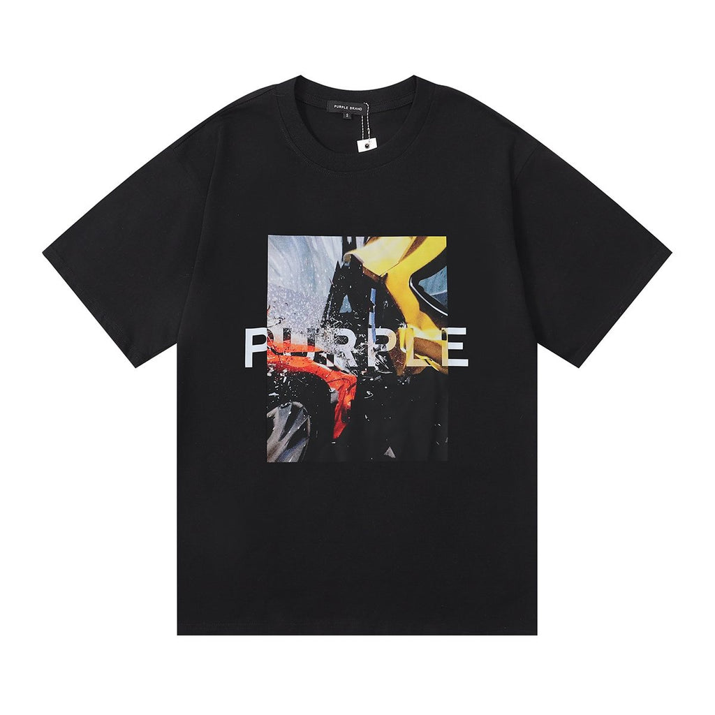 Purple Brand Front Graphic Short-Sleeve T-Shirt ¡ª hero