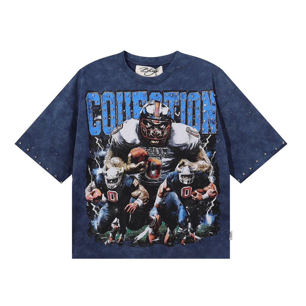 BKYS Revival Football Graphic Cropped T-Shirt ¡ª hero