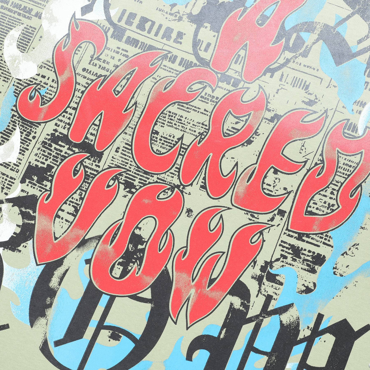 FIRST ROW Sacred Heart Cropped T-Shirt ¡ª detail