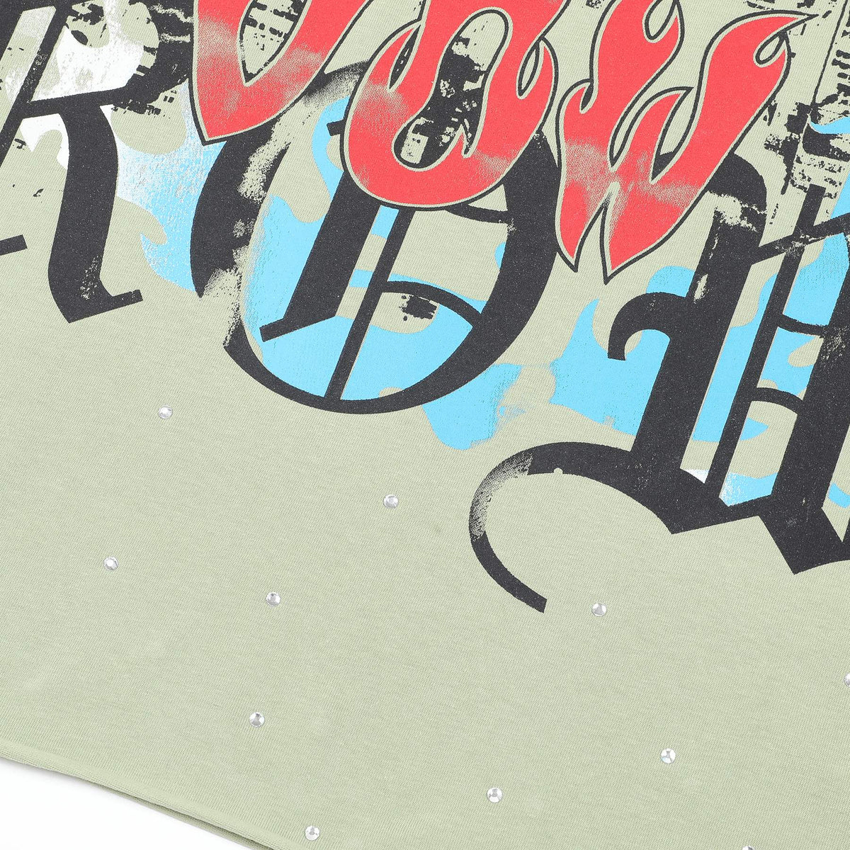 FIRST ROW Sacred Heart Cropped T-Shirt ¡ª detail