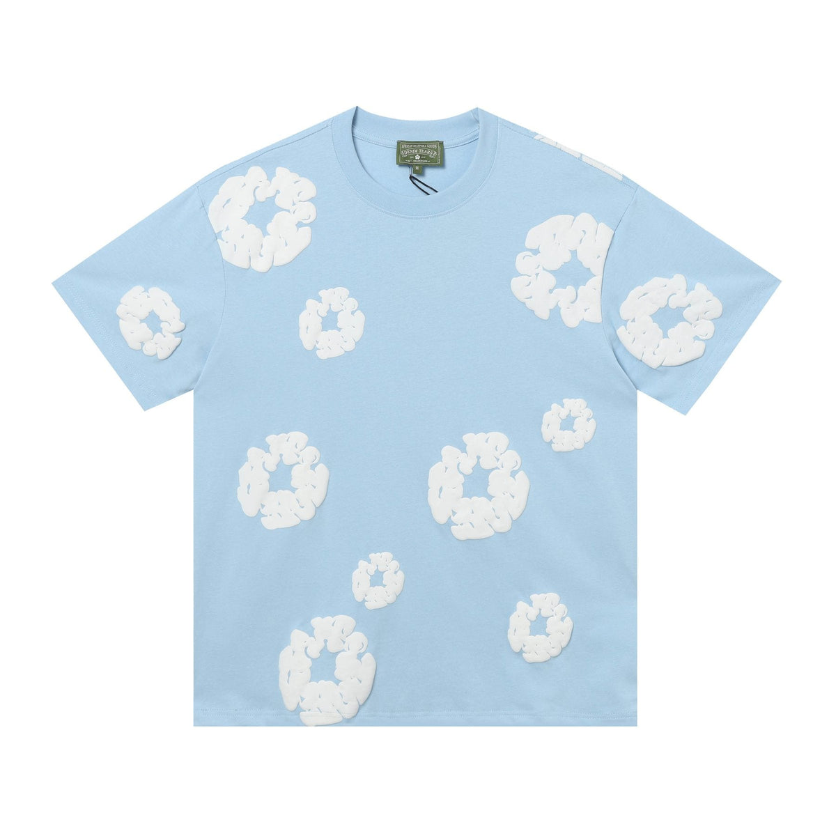 DENIM TEARS All-Over Floral Cloud Graphic T-Shirt ¡ª front