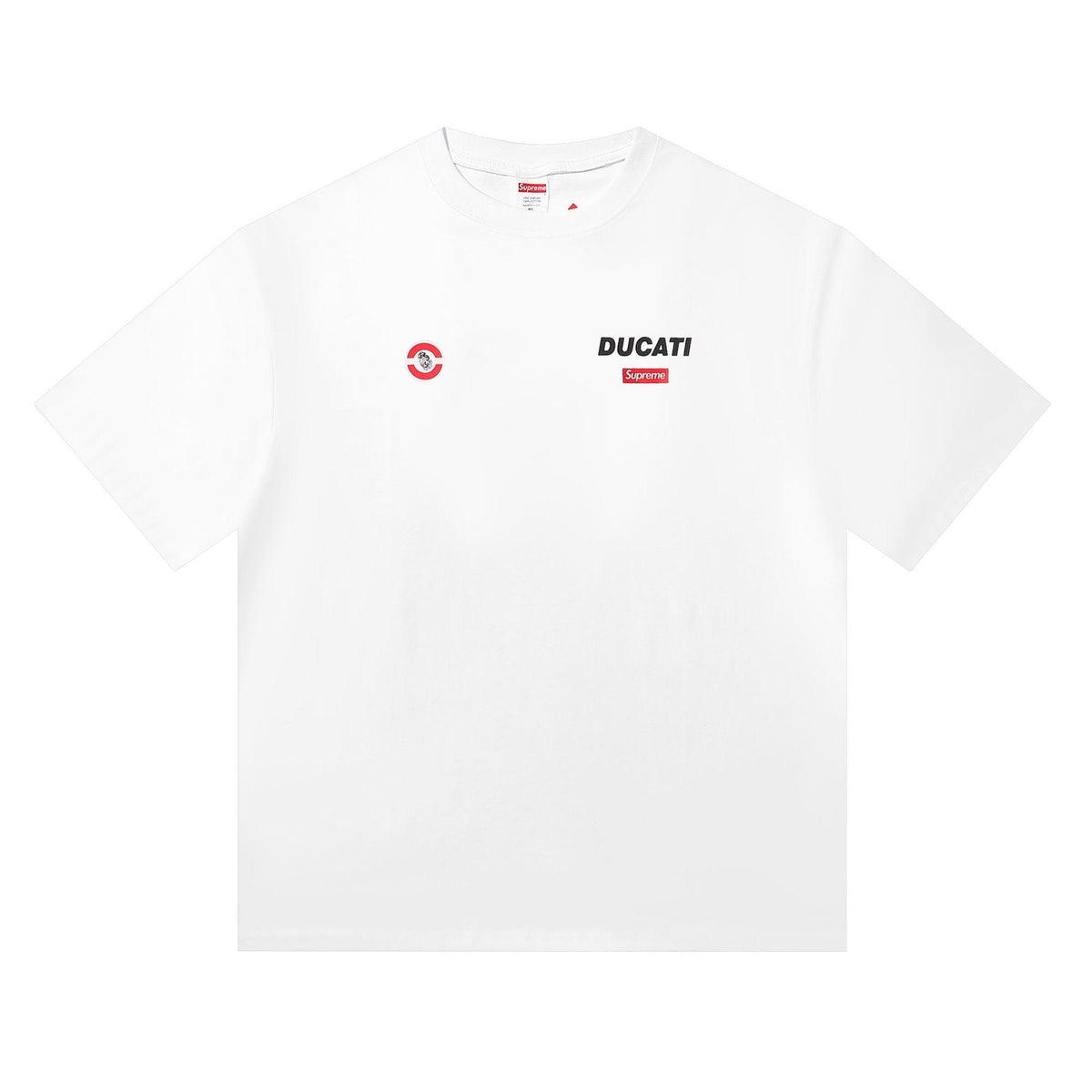 Supreme Ducati Sponsor Graphic Short-Sleeve T-Shirt ¡ª front