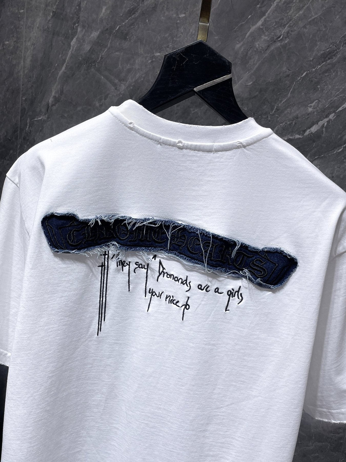 Chrome Hearts Cross Patch Graphic T-Shirt ¡ª detail