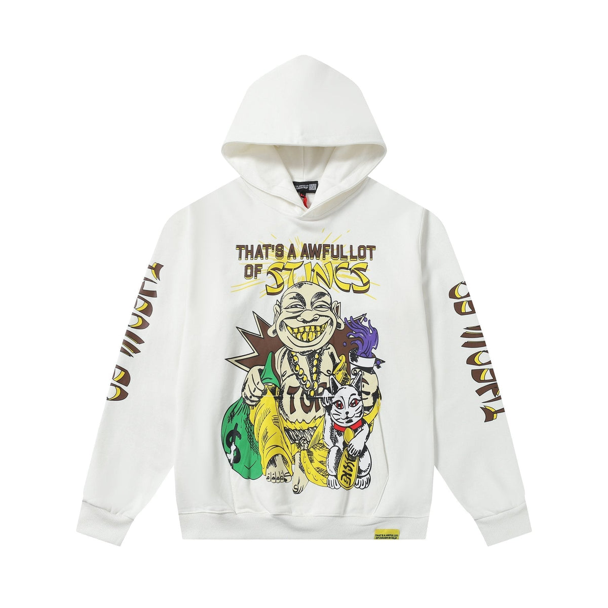 THAT'S A AWFUL LOT OF COUGH SYRUP Stings Character Graphic Hoodie ¡ª hero
