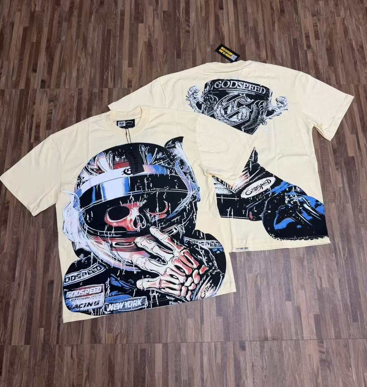 Godspeed Racing Skull Graphic T-Shirt ¡ª context
