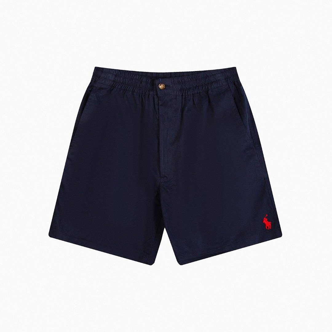 Test2-Ralph Lauren Drawstring Cotton Shorts ¡ª front
