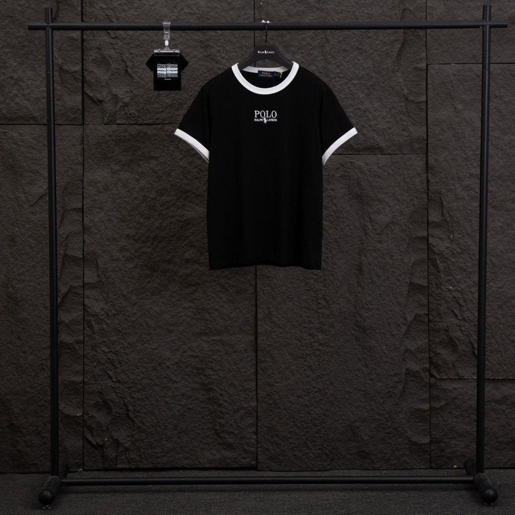 Test2-Ralph Lauren Contrast-Trim Logo T-Shirt ¡ª front